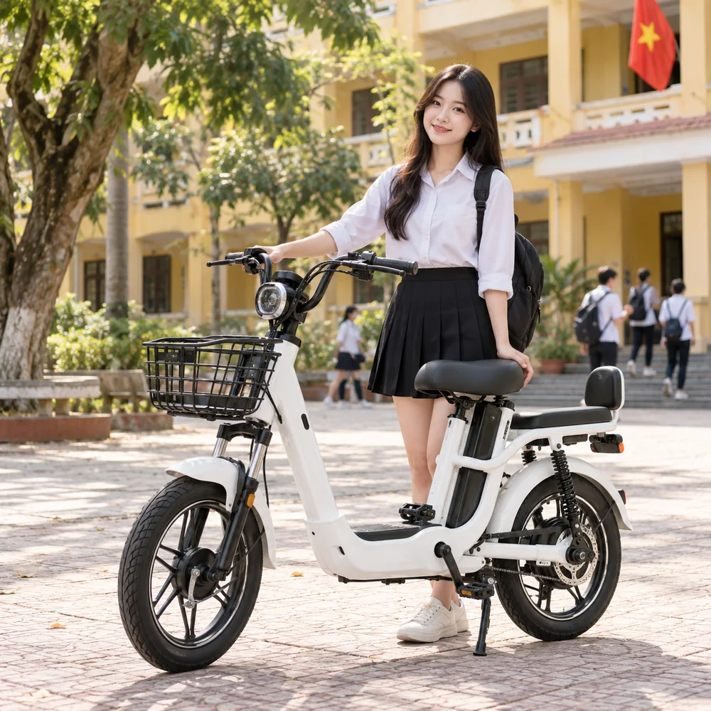 Xe đạp điện người đi làm