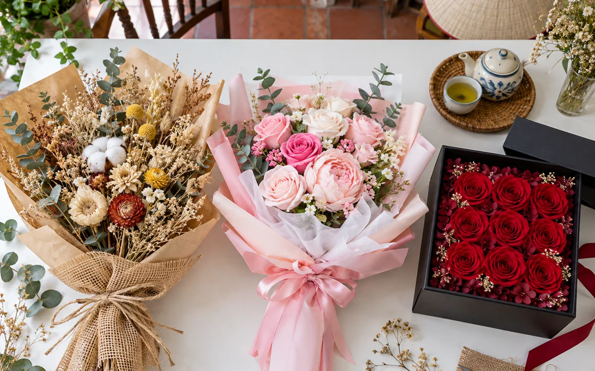 Hoa Khô Mây Hoa khô